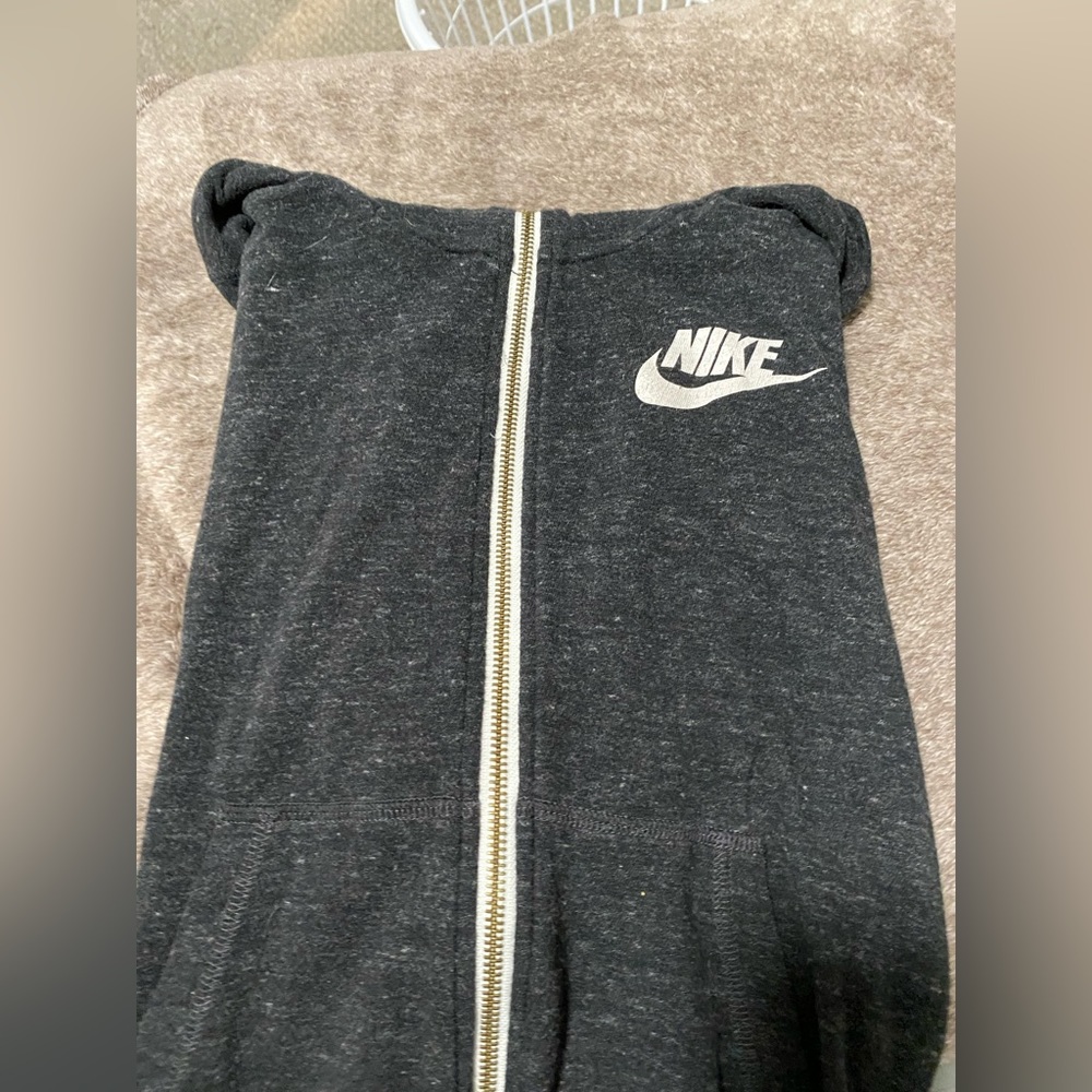 Grey Nike zip up